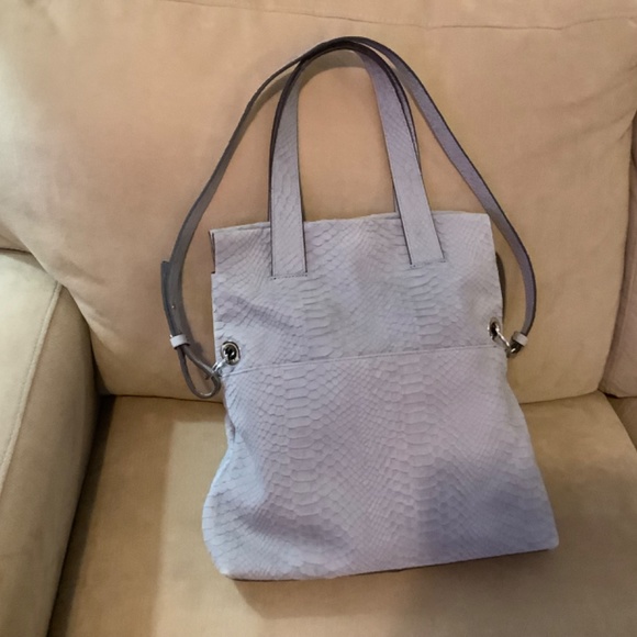 New Leather Snake print Grey Vince Camuto HandBag - Picture 4 of 8